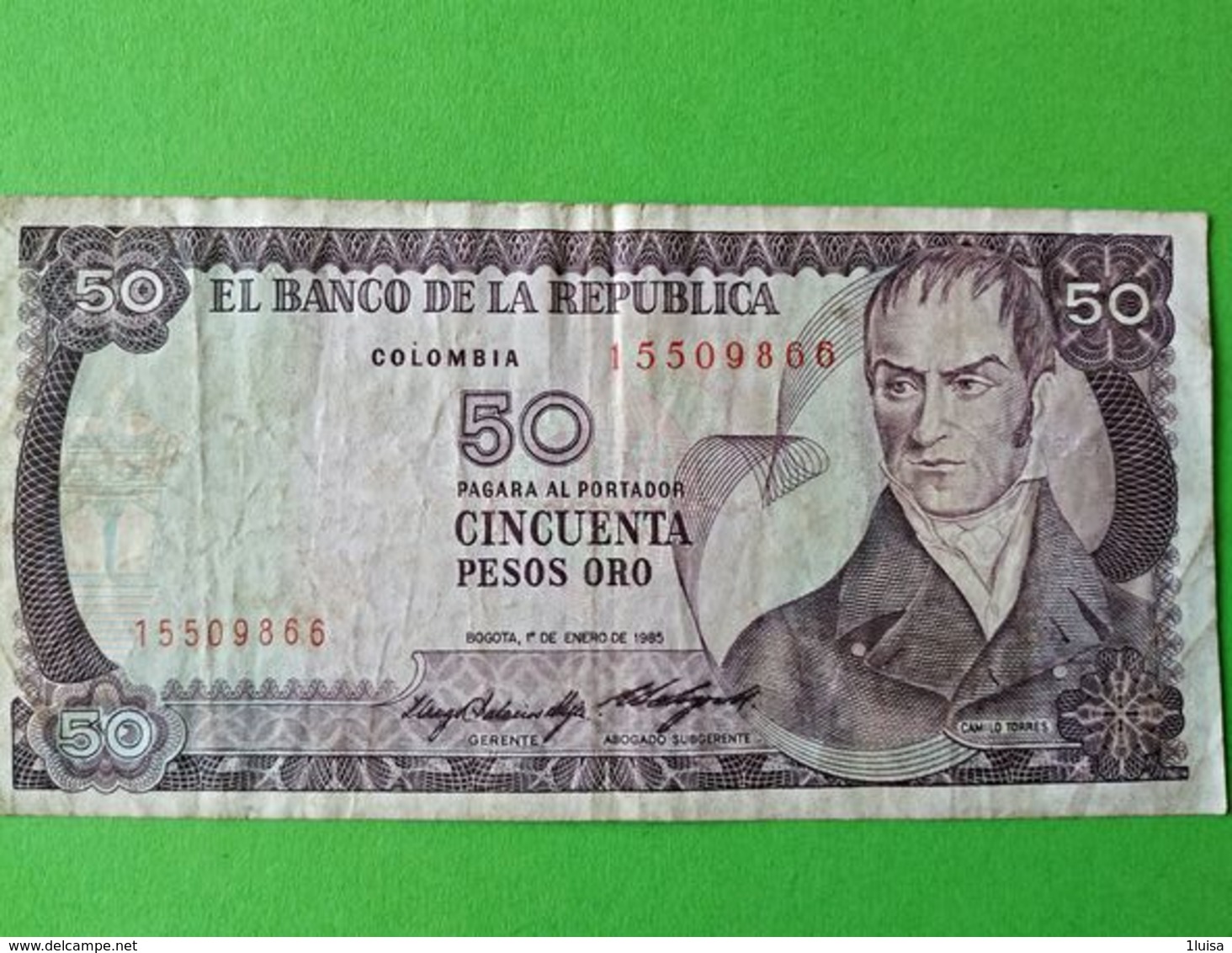 50 Pesos Oro 1975 - Colombie