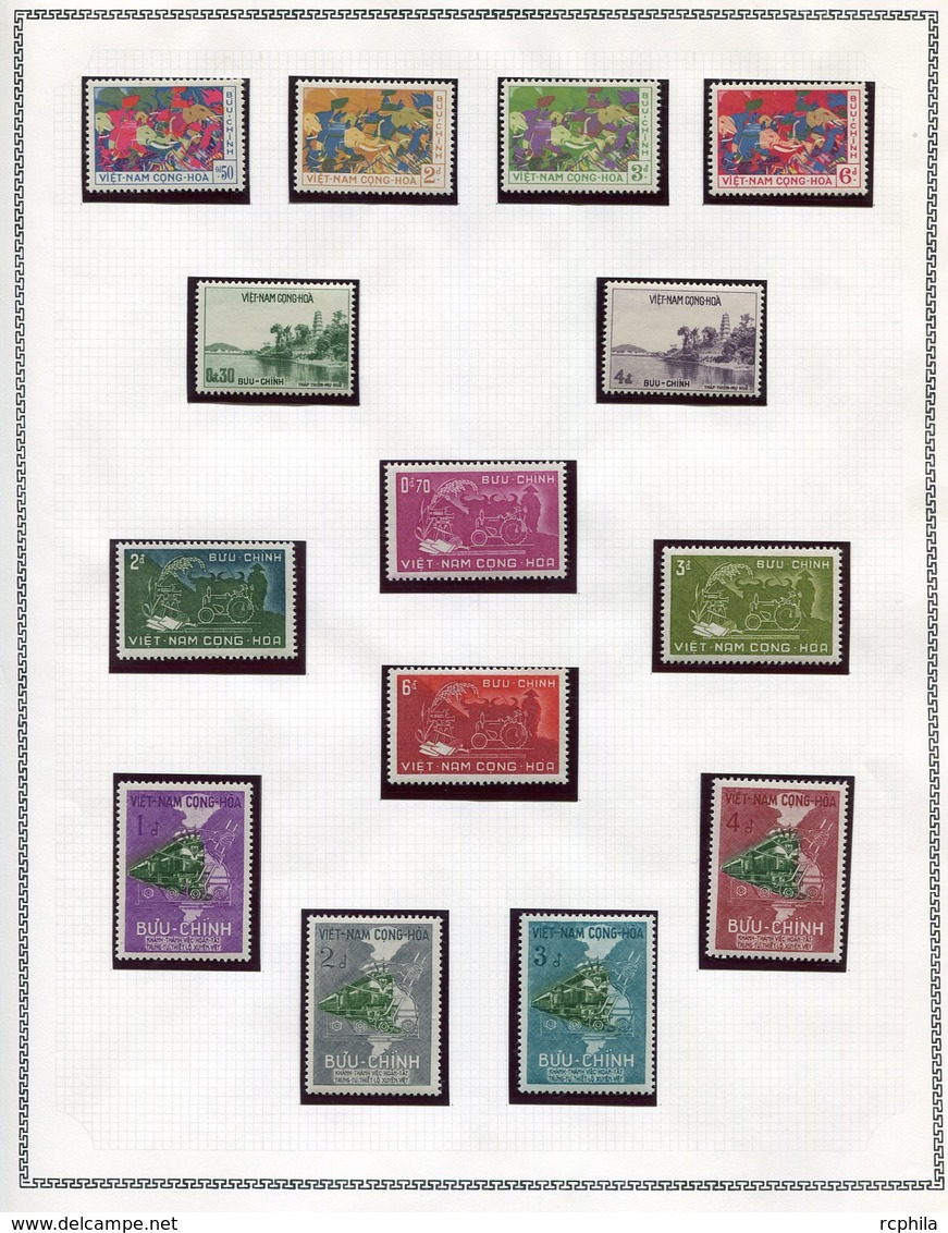 RC 10138 VIET-NAM DU SUD COLLECTION LOT COTE 200€ NEUF */** MH / MNH TB