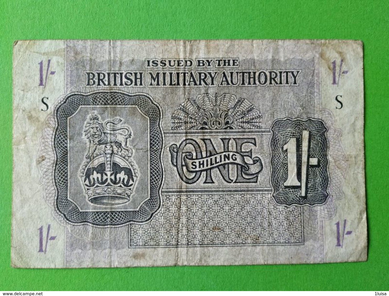 1 Shilling British Military Autority - Other & Unclassified