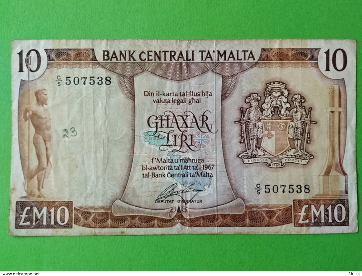 10 Liri 1967 - Malta