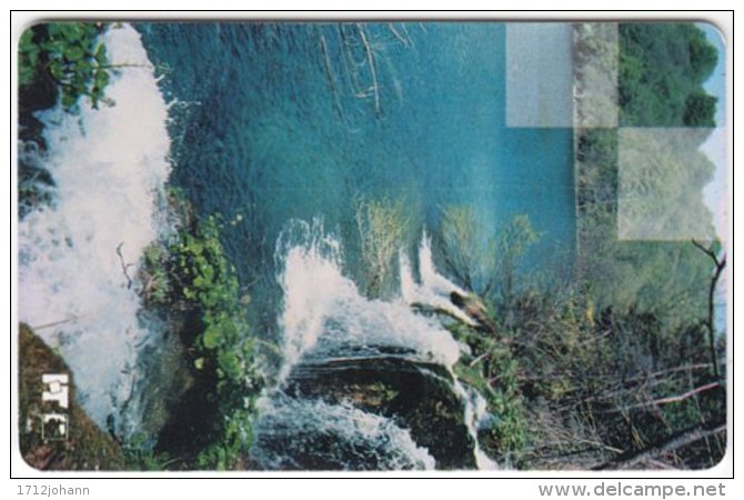 CROATIA C-930 Chip HT - Landscape, Waterfall - Used - Croacia