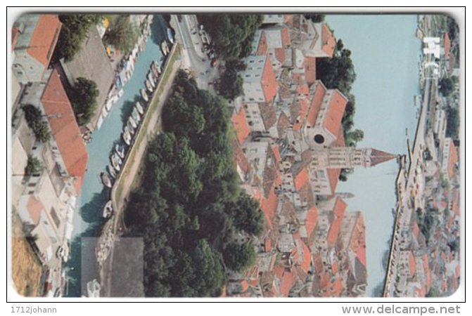 CROATIA C-958 Chip HT - View, Historic Town - Used - Croatia