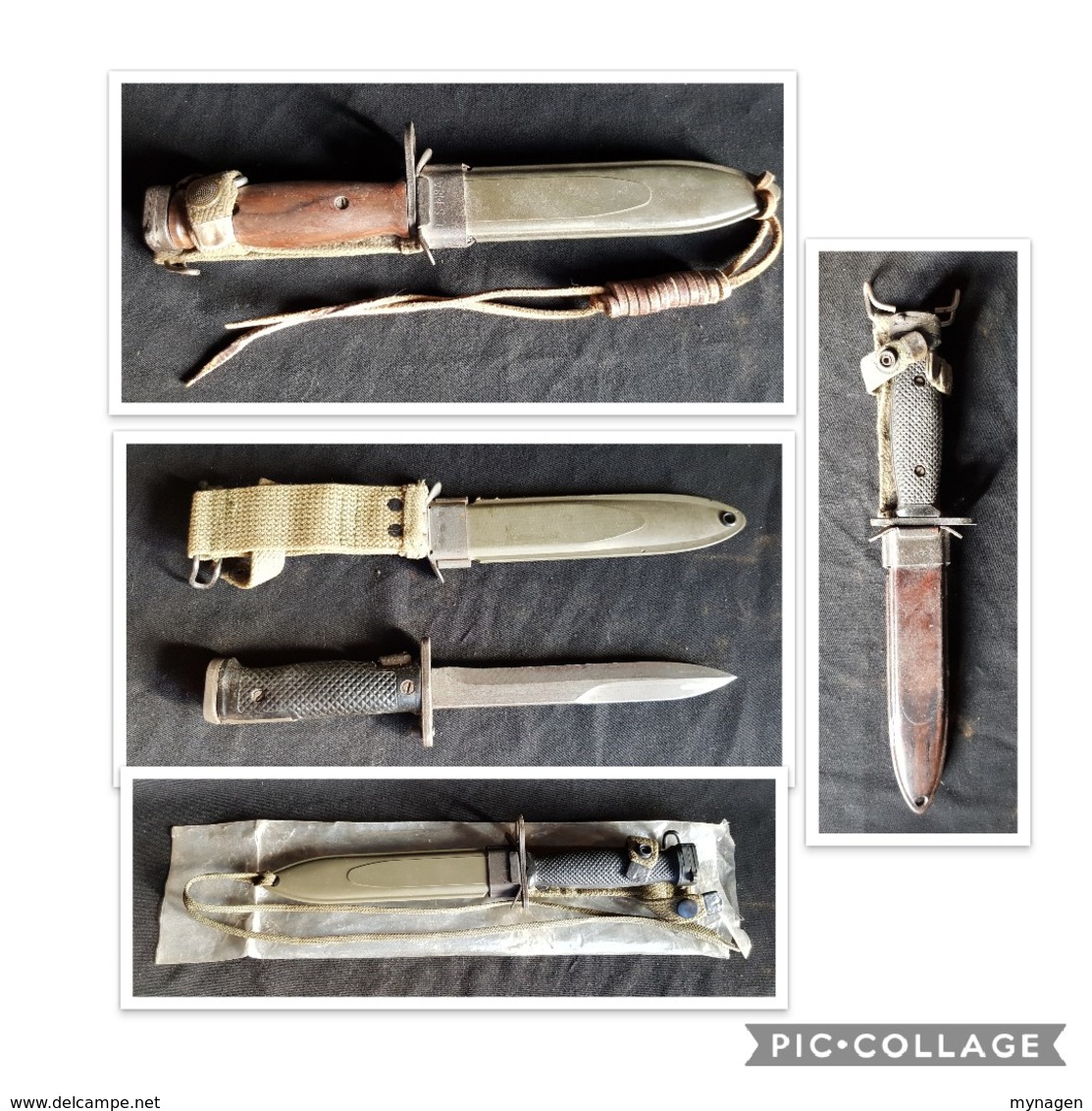 Lot De Baïonnettes US - Knives/Swords