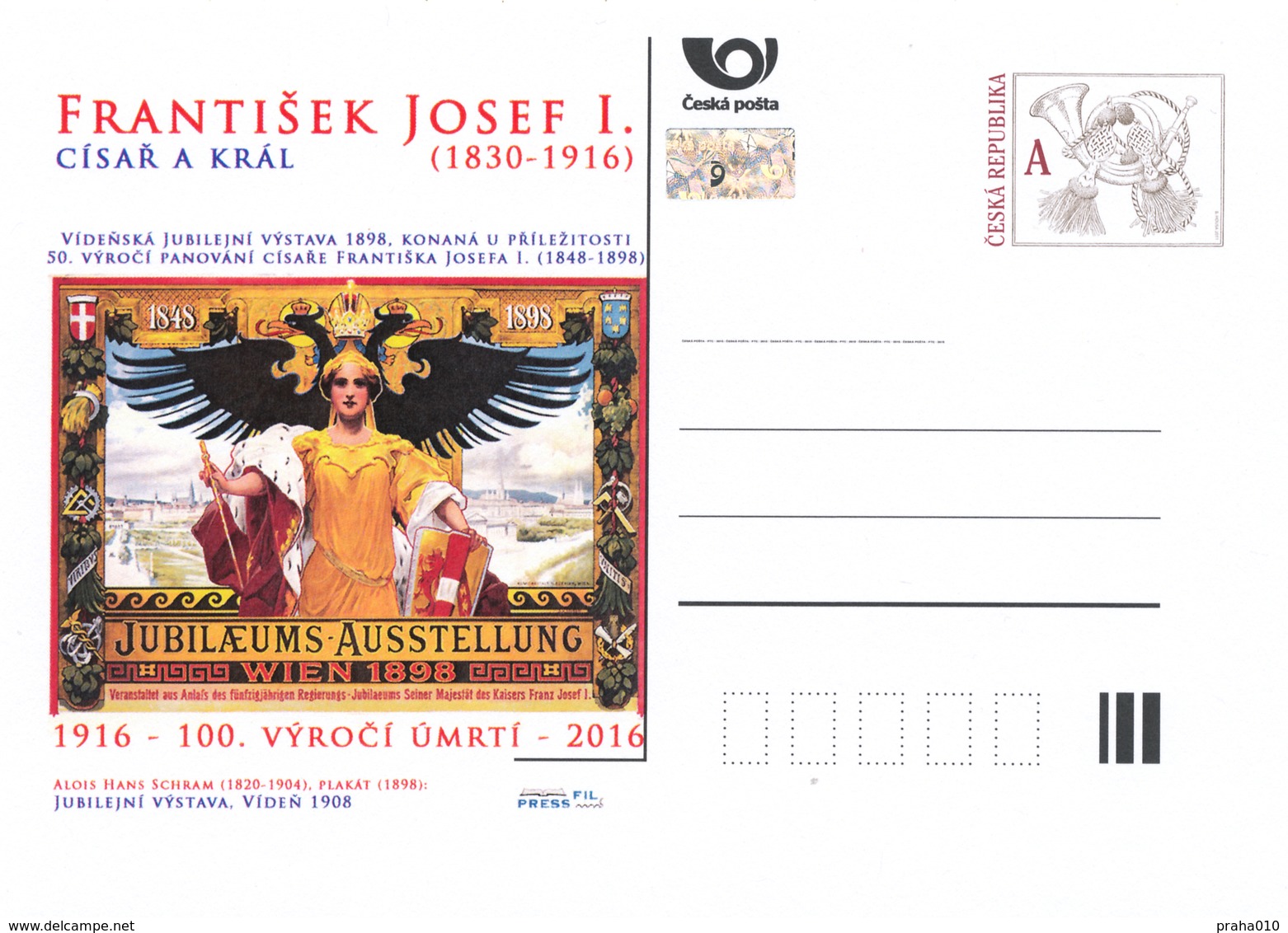 Rep. Ceca / Cart. Postali (Pre2016/51) Anno Dell'imperatore E Re Francesco Giuseppe I. (1830-1916) - Anno Giubilare - Cartoline Postali
