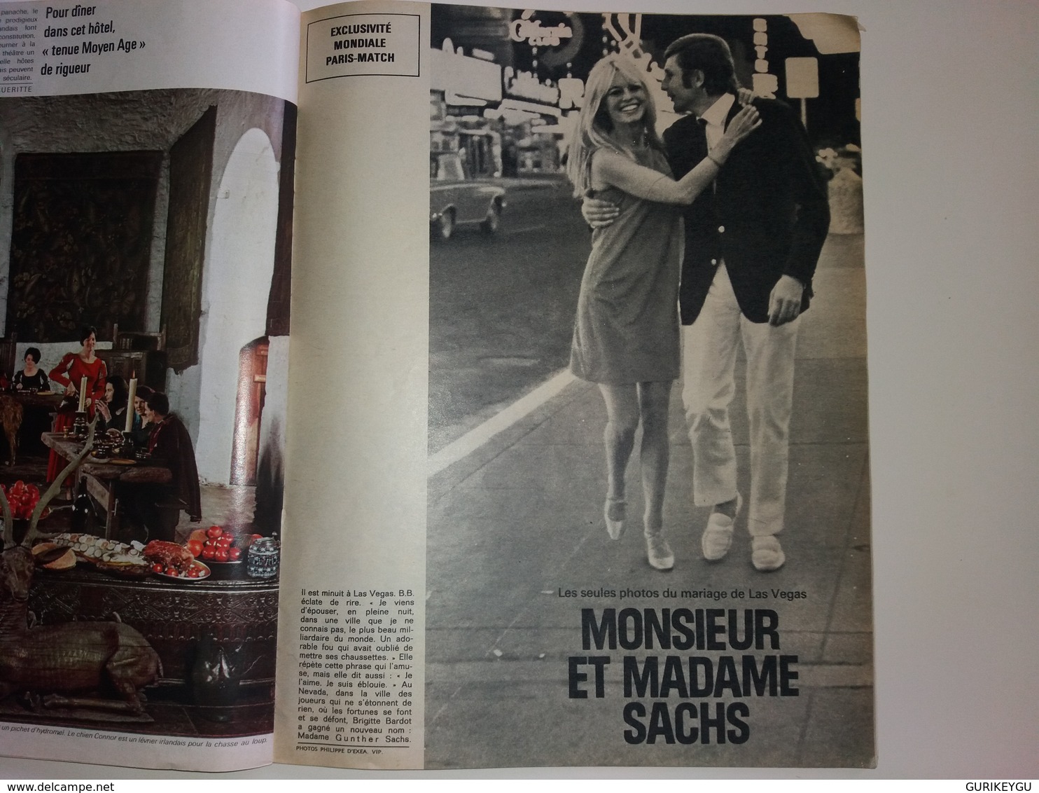 Paris Match  N° 902 BRIGITTE BARDOT Jacques ANQUETIL 23/07/1966 IRLANDE 1916/1966 .16 P BRIGITTE FOSSEY MIREILLE MATHIEU - People