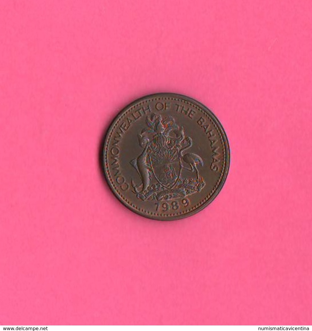 Bahamas One Cent 1989 Un Centesimo - Bahamas