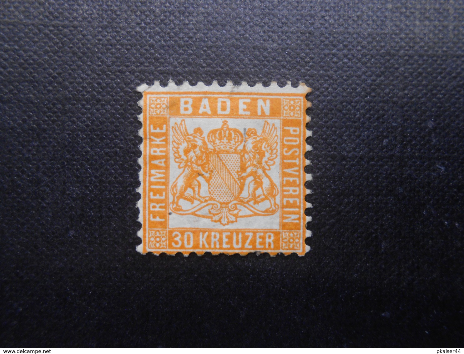 Mi 22b - 30Kr(*)UNG  -  Altdeutschland - Baden  1862 - Mi 15,00 € - Autres & Non Classés