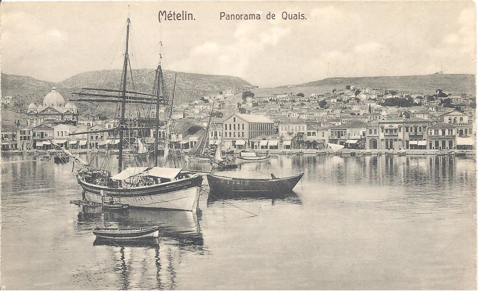 Ansichtskarte- Aus Der Türkei -Metelin  -   Aus Dem Jahre  1915 - Türkei