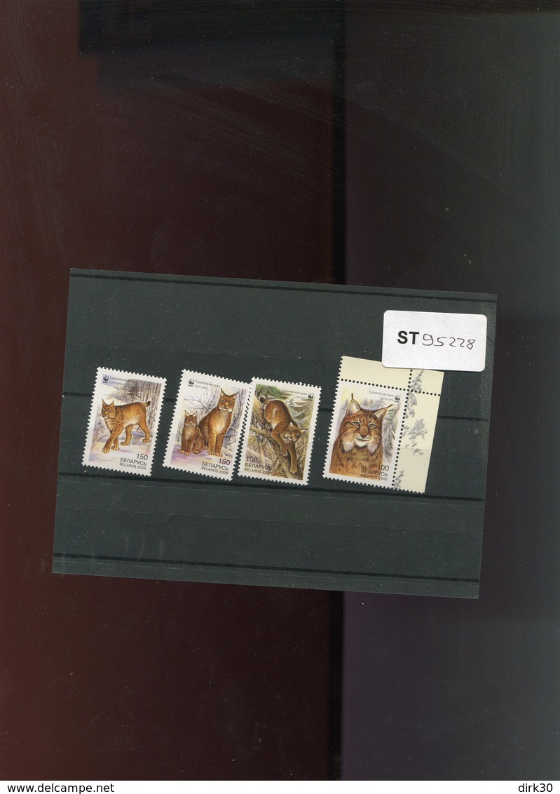 BELARUS WWF FAUNA MNH - Unused Stamps