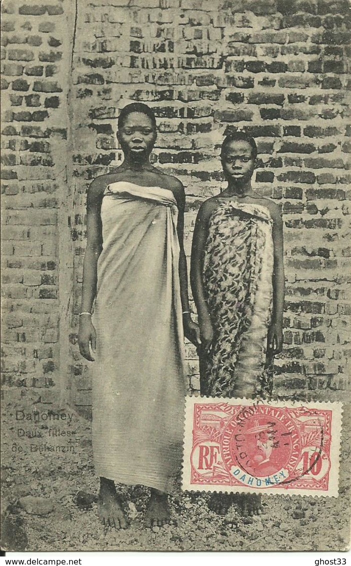 CARTE¨POSTALE - DAHOMEY - Deux Filles De Béhanzin - Dahomey