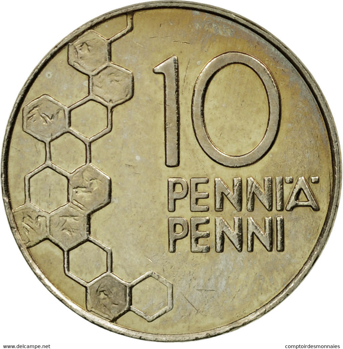 Monnaie, Finlande, 10 Pennia, 1999, TTB, Copper-nickel, KM:65 - Finlande