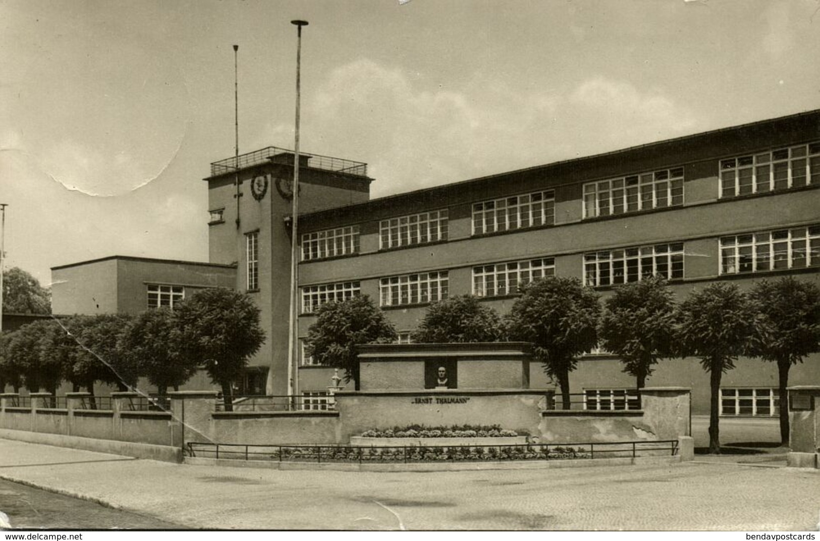 LUCKENWALDE, Ernst-Thälmann-Schule, Architekt Hans Graf (1927-30) AK - Luckenwalde