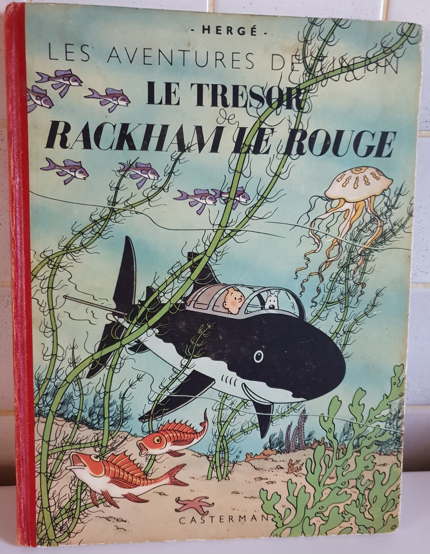 TINTIN  LE TRÉSOR DE RACKHAM LE ROUGE B2  ©1948 - Tintin