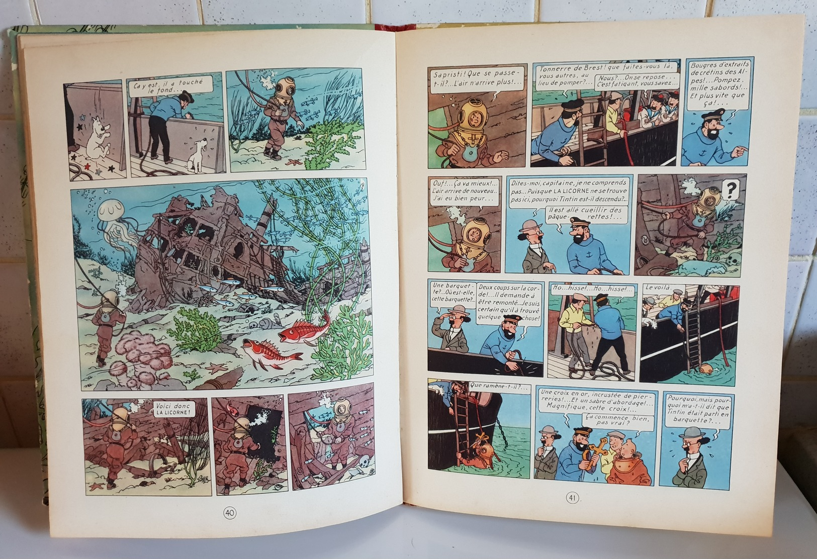 TINTIN  LE TRÉSOR DE RACKHAM LE ROUGE B2  ©1948