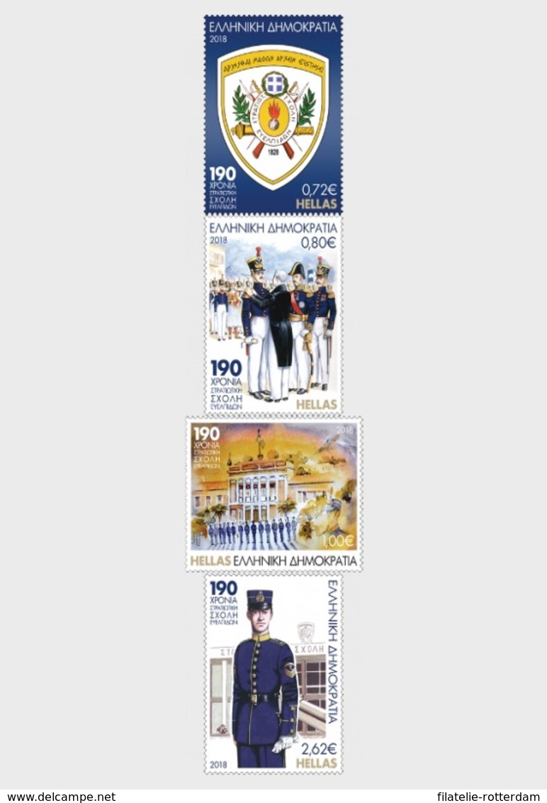 Griekenland / Greece - Postfris / MNH - Complete Set 190 Jaar Legeracademie 2018 - Neufs