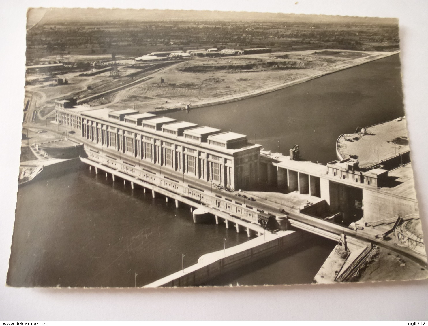 BOLLENE (84) : CHUTE De DONZERE - MONDRAGON Usine André BLONDEL  Vers 1952 - Voir 2 Scans - Bollene