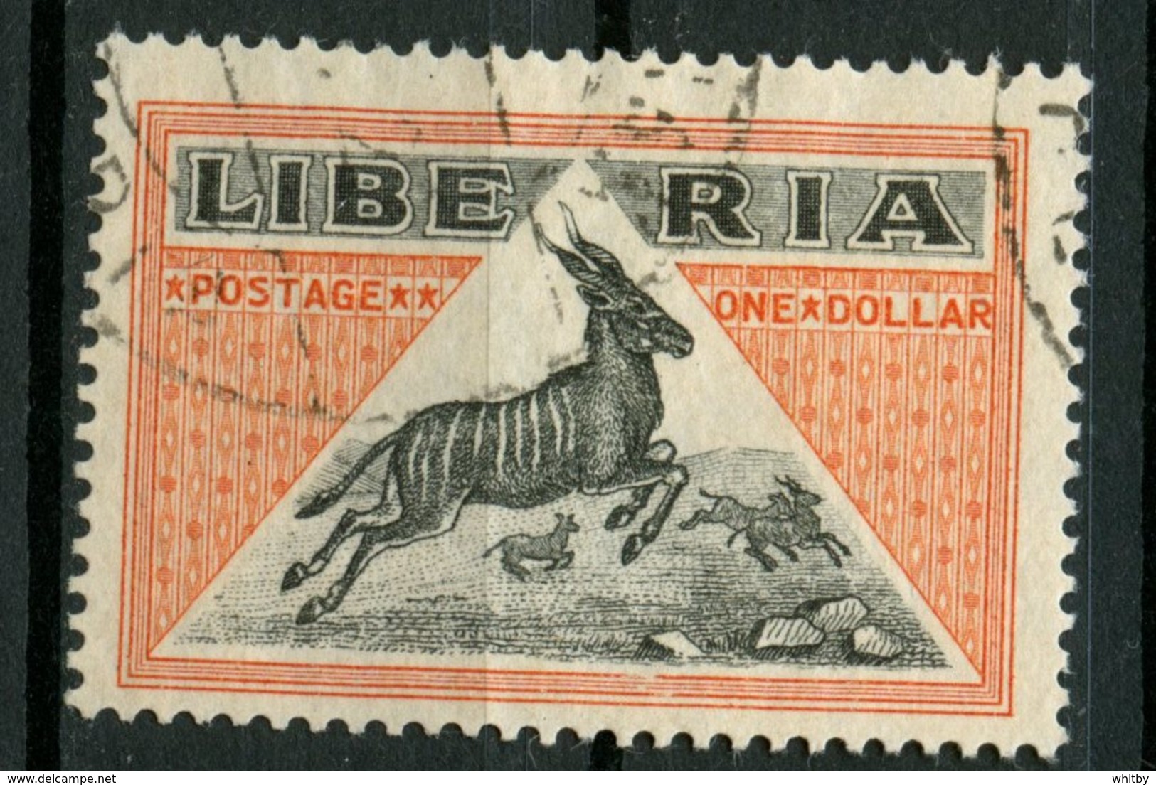 Liberia 1921 $1.00 Bongo Issue #192 - Liberia