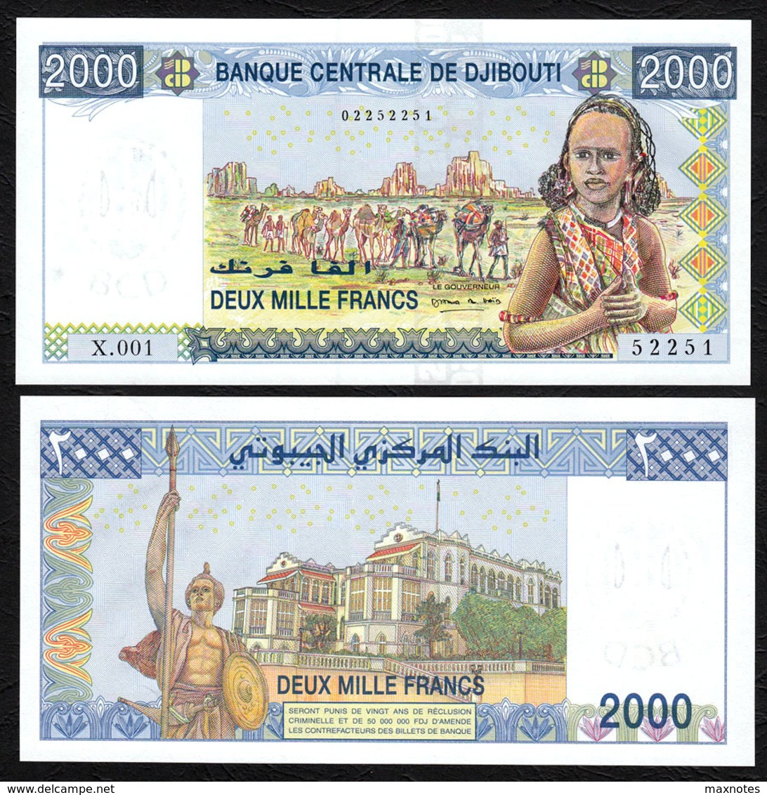 DJIBOUTI :2000 Franchi - 2005 - UNC - Altri – Africa