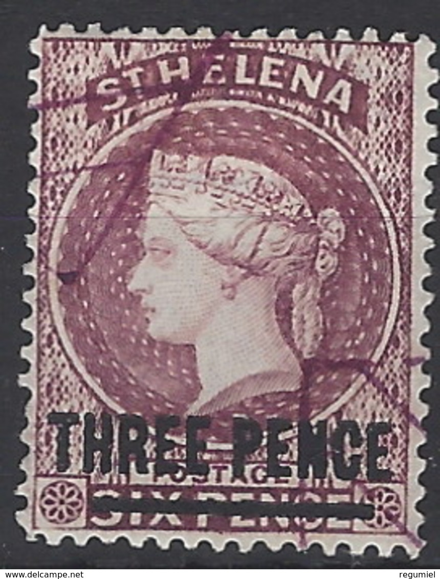 Santa Helena U 016 (o) Victoria. 1884 - Isla Sta Helena