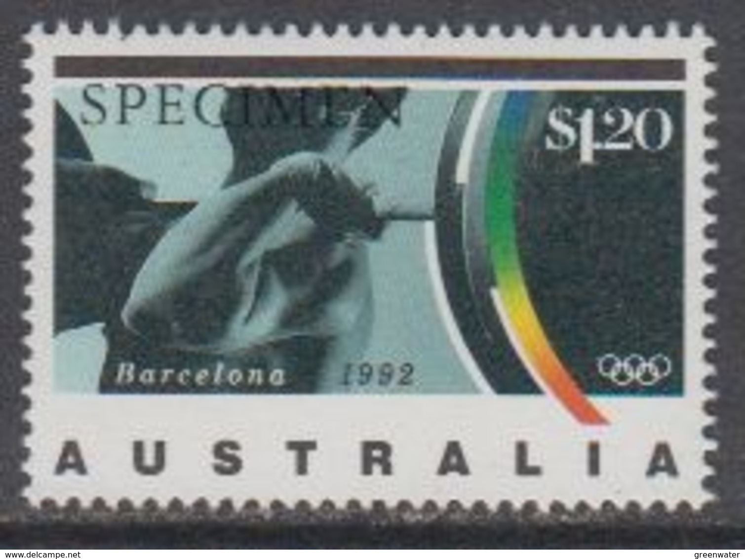 Australia 1992 Olympic Games Barcelona 1v "Specimen" ** Mnh (40847C) - Ongebruikt