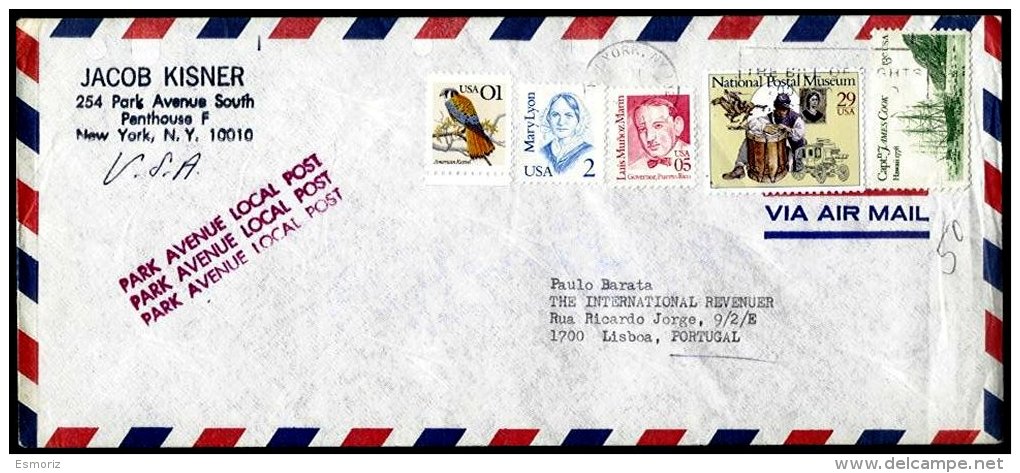 UNITED STATES, Locals, Letter, F/VF - Lokale Post