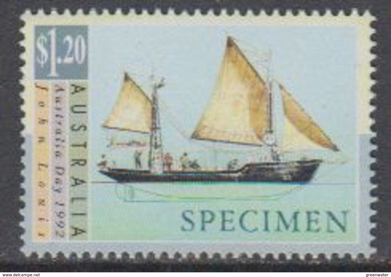 Australia 1992 Australia Day * Sailing Ship 1v "Specimen" ** Mnh (40847F) - Ongebruikt