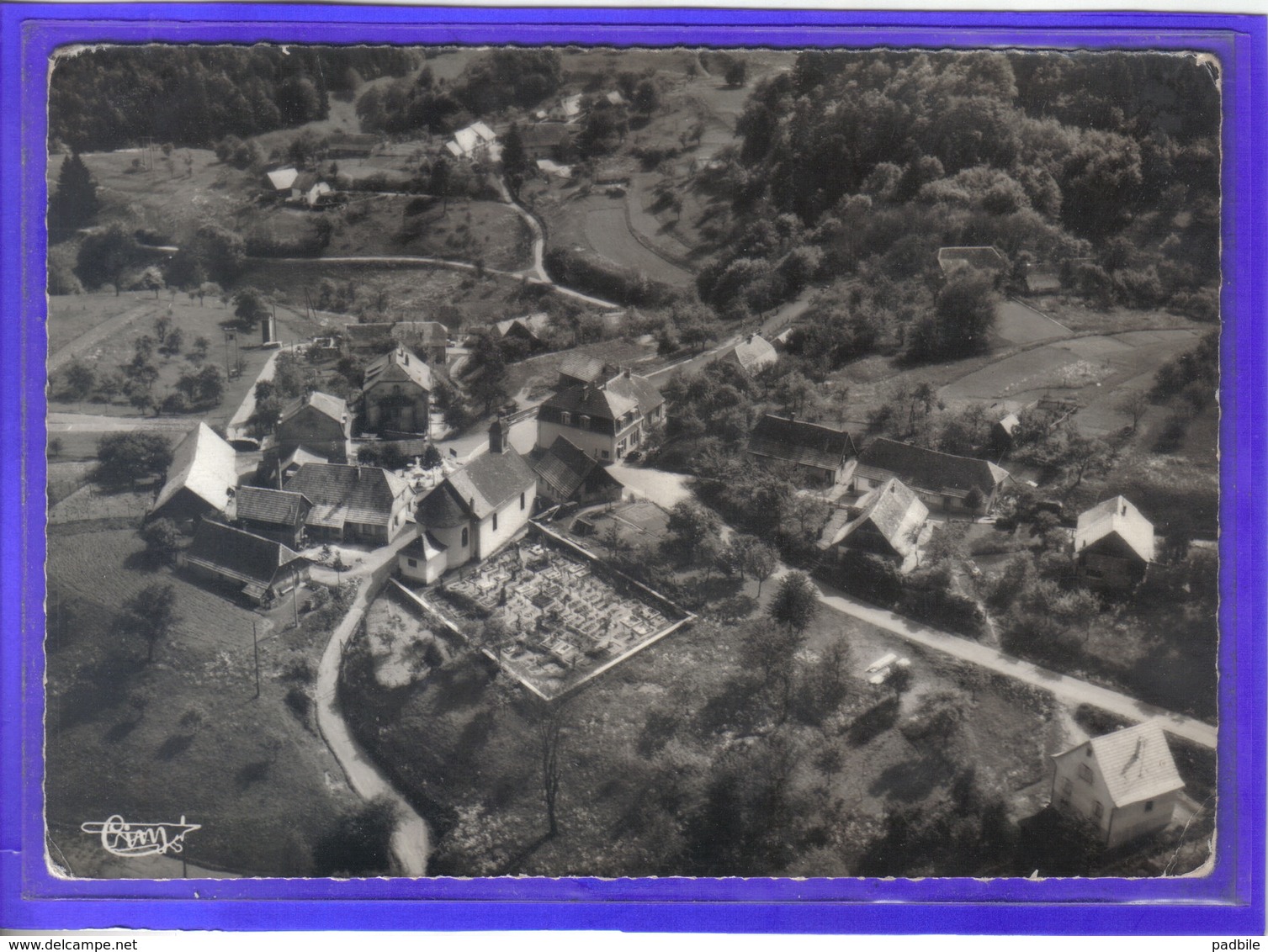 Carte Postale 68. Bourbach-le-haut  Restaurant Fischer Très Beau Plan - Autres & Non Classés