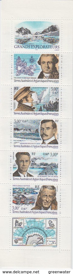 TAAF 2000 Grands Explorateurs Booklet (unfolded) ** Mnh (F7537) - Boekjes