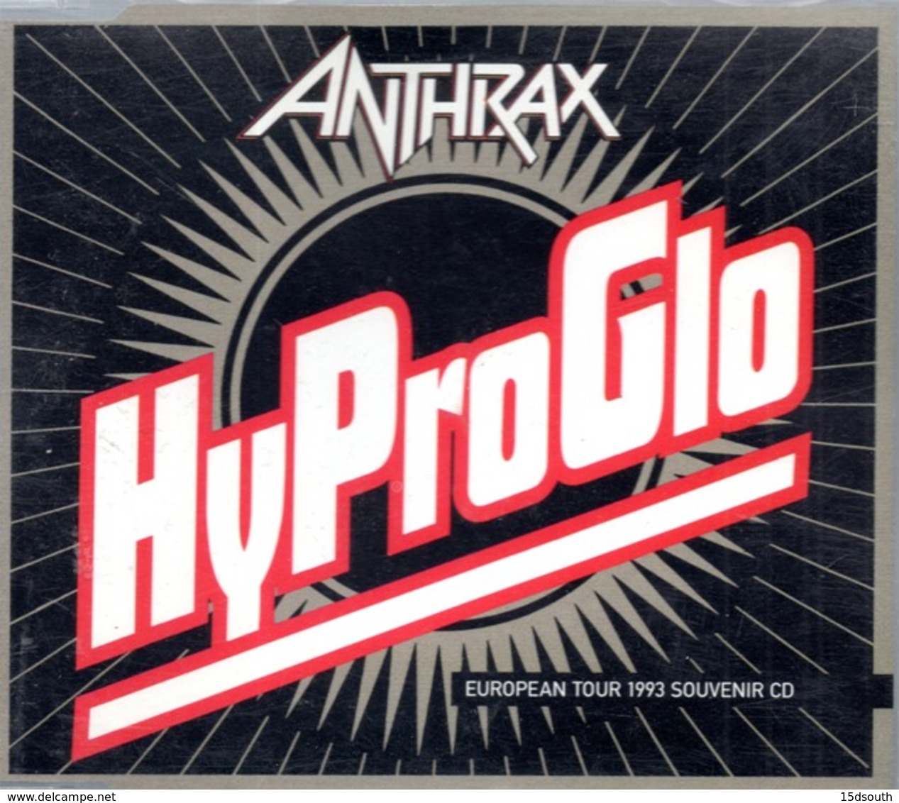 Anthrax HyProGlo European Tour 1993 Souvenir CD - Hard Rock & Metal