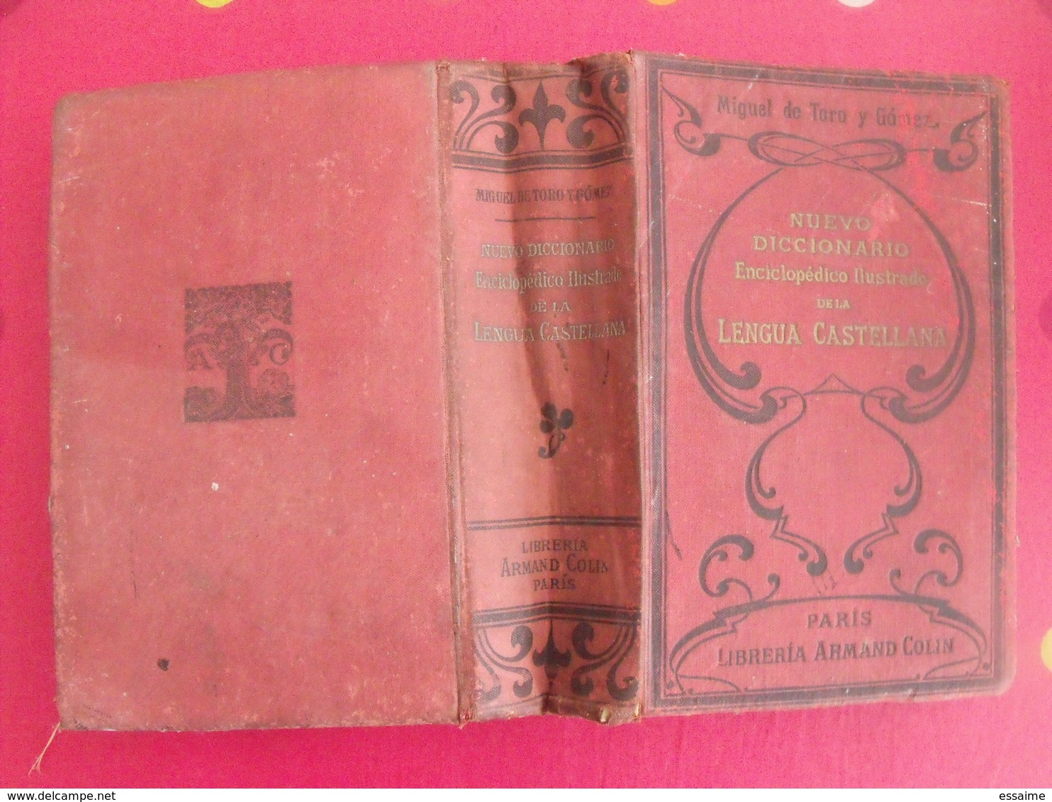 Nuevo Diccionario De La  Lengua Castellana. Miguel De Toro Y Gomez. Armand Colin 1926. Castillan Espagnol-français - Diccionarios, Enciclopedias