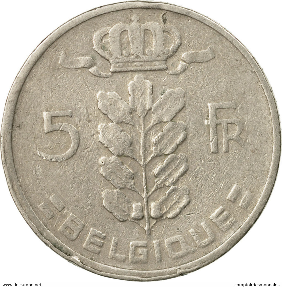 Monnaie, Belgique, 5 Francs, 5 Frank, 1948, TB, Copper-nickel, KM:134.1 - 5 Franc