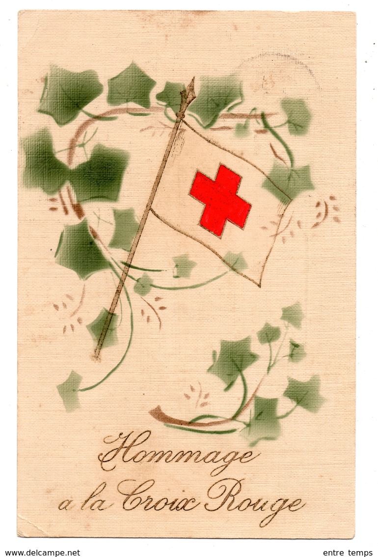 Hommage Croix Rouge Hopital Militaire  N°7 Laignes 21 - Guerre 1914-18