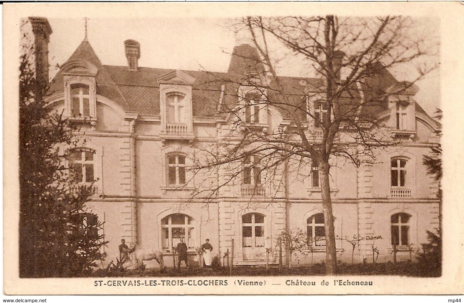 -7D12---86   ST GERVAIS LES TROIS CLOCHERS       Château De L'Echeneau - Saint Gervais Les Trois Clochers