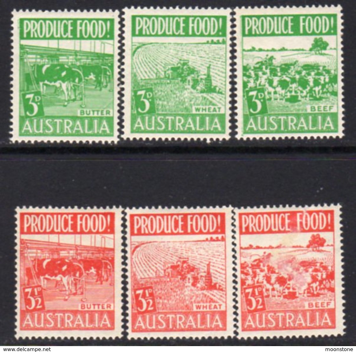 Australia 1953 Food Production Set Of 6, MNH, SG 255/60 - Nuovi