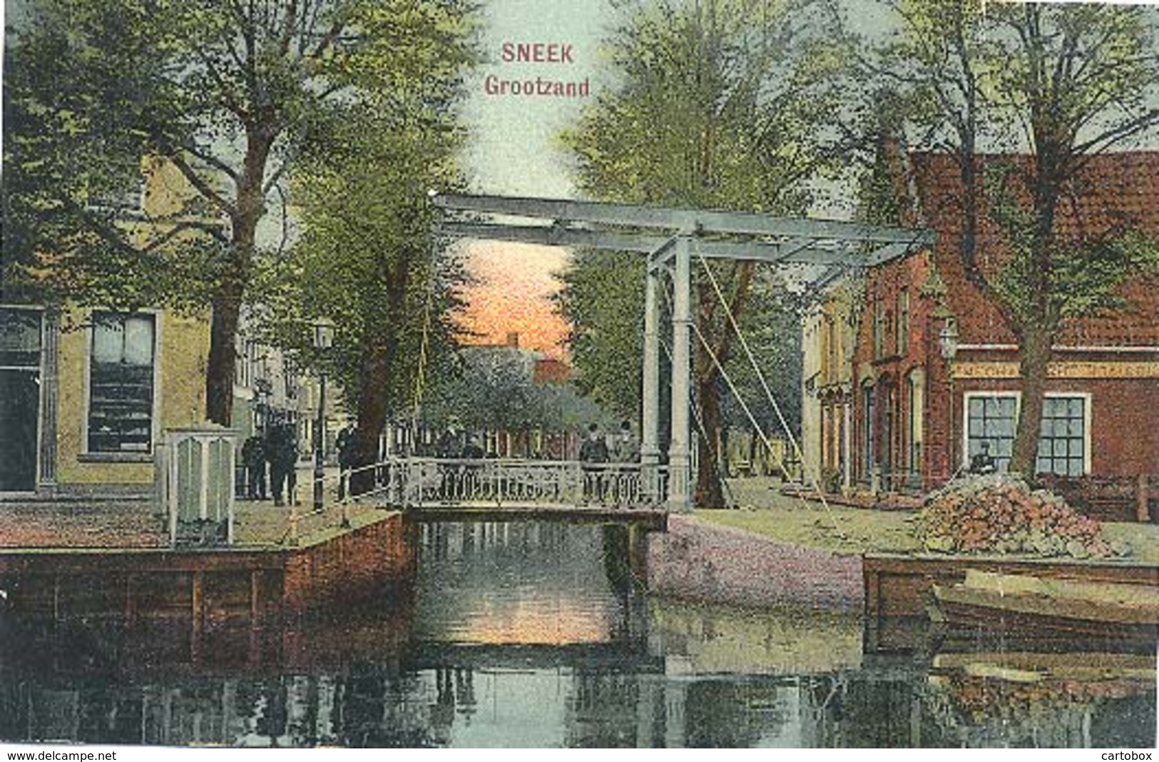 Sneek, Grootzand (anno 1910) - Sneek