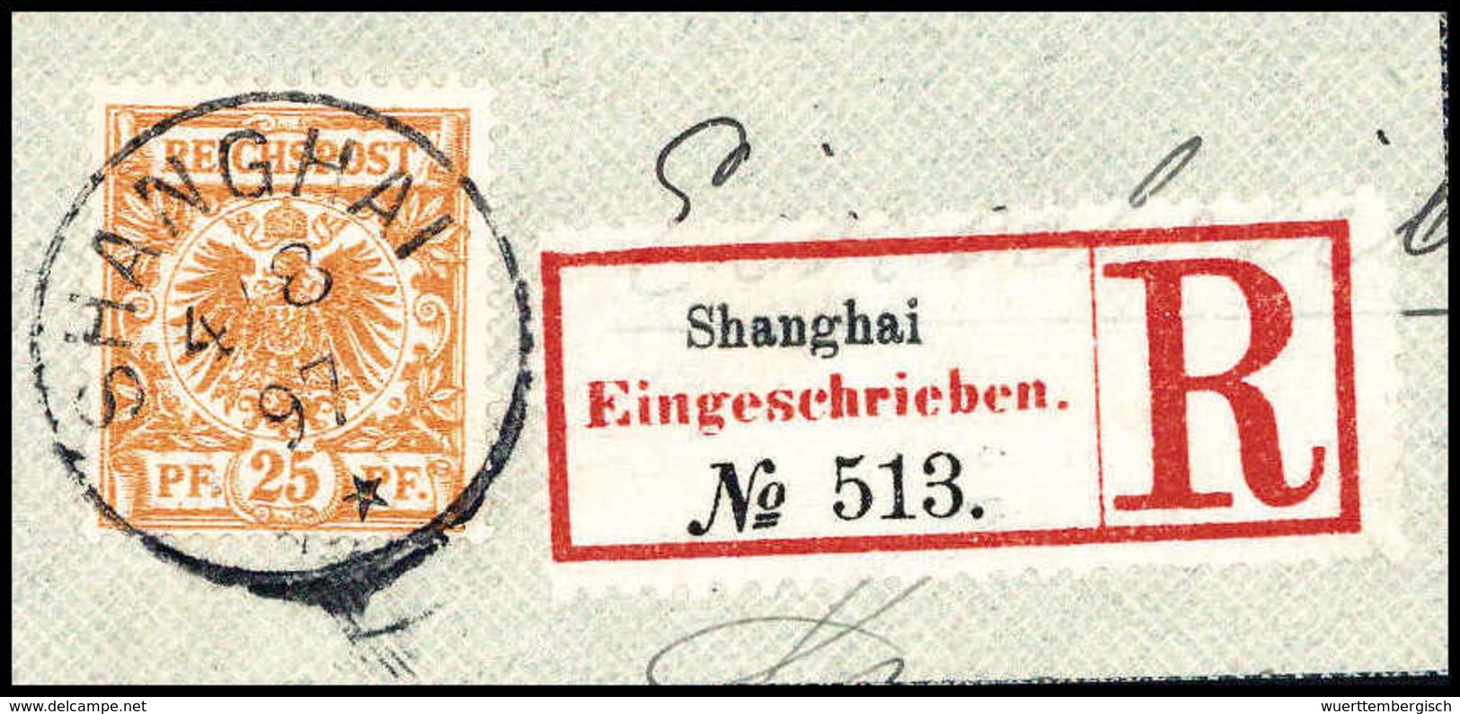 Briefst. Deutsche Auslandspost China, Vorläufer - Sonstige & Ohne Zuordnung