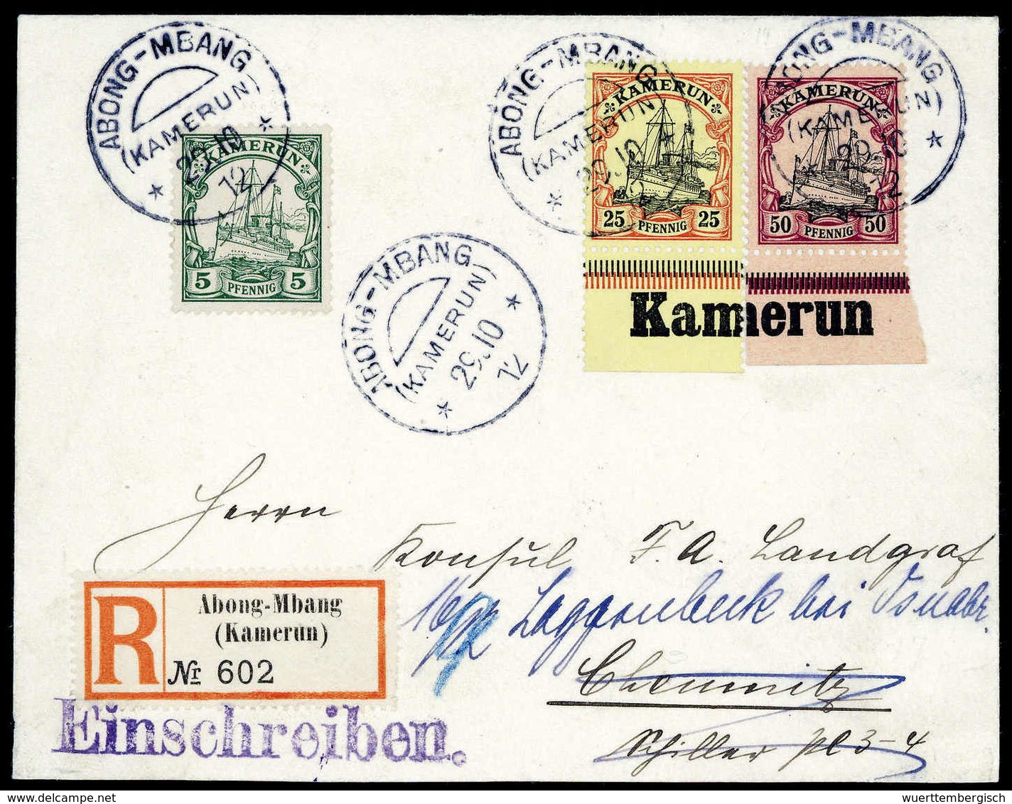 Beleg Deutsche Kolonien Kamerun - Other & Unclassified