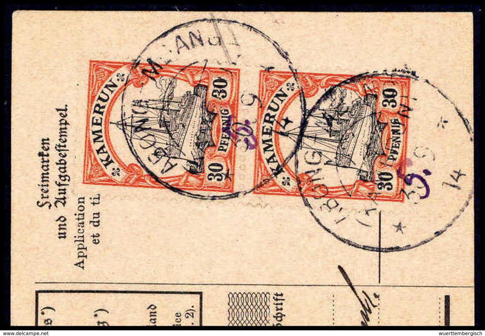 Briefst. Deutsche Kolonien Kamerun - Other & Unclassified