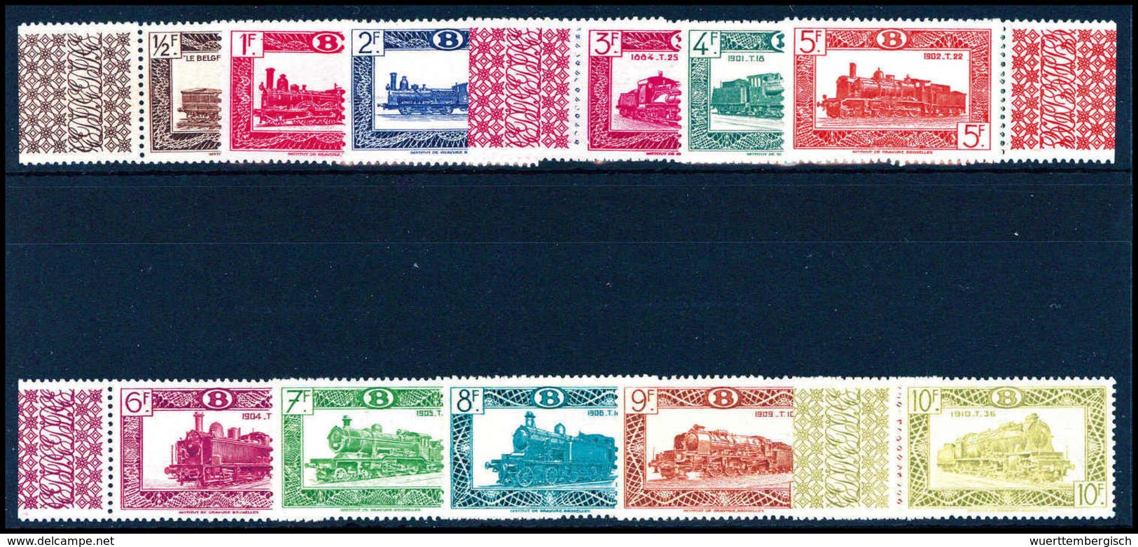 ** Belgien Eisenbahnpaketmarken - Other & Unclassified