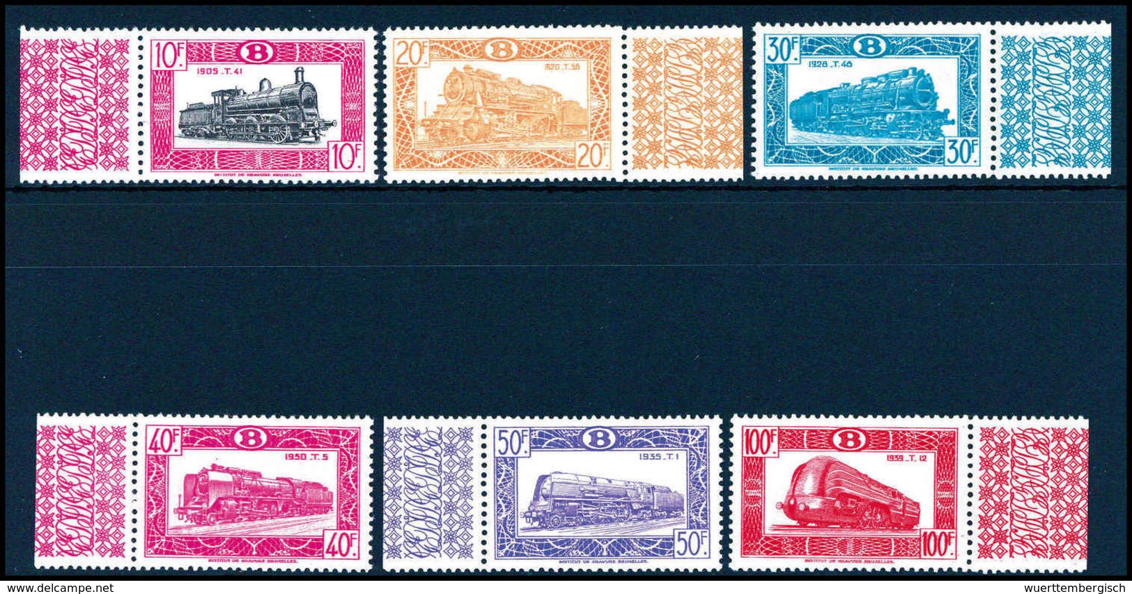 ** Belgien Eisenbahnpaketmarken - Other & Unclassified