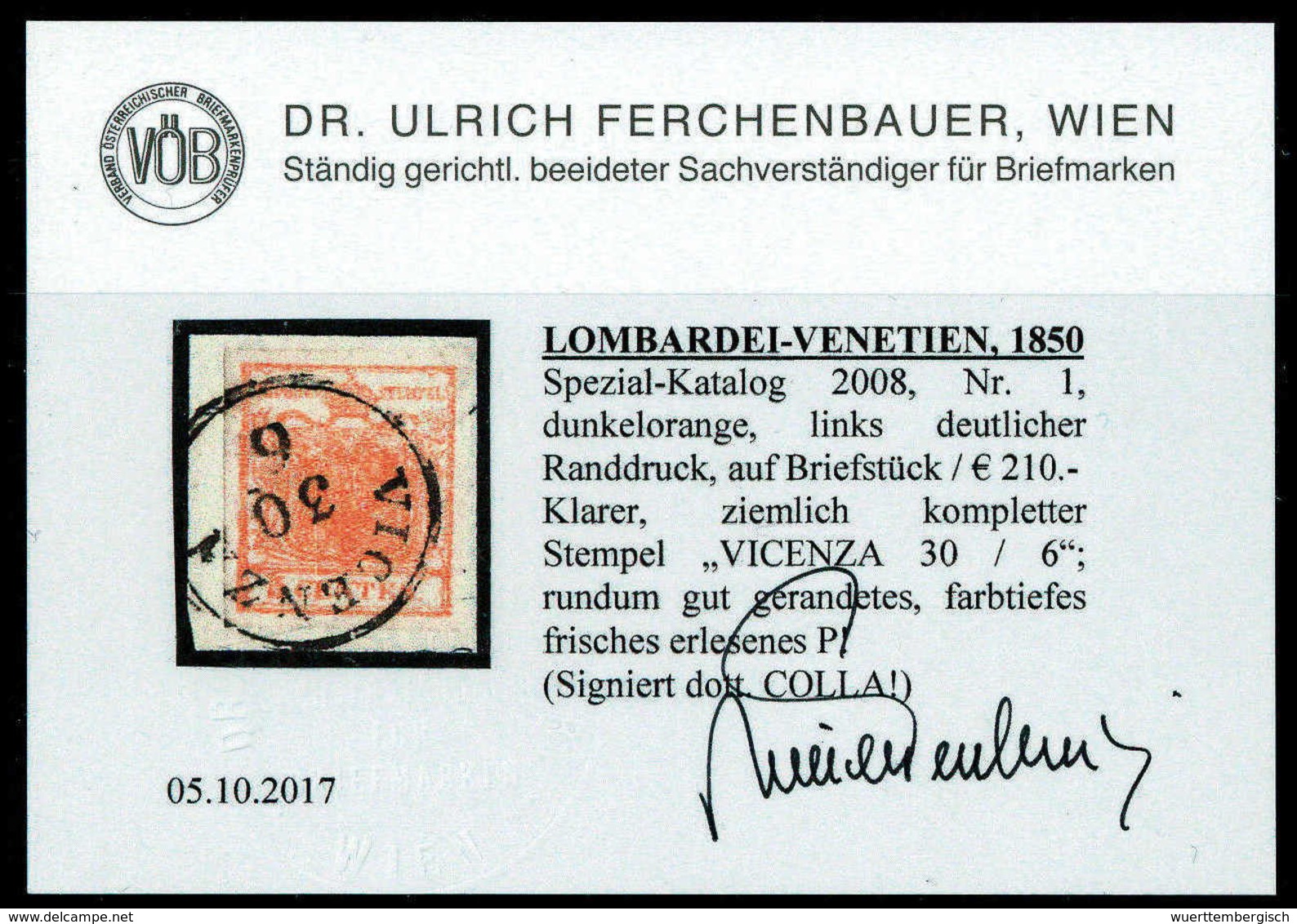 Briefst. Österreich Lombardei Venetien - Other & Unclassified