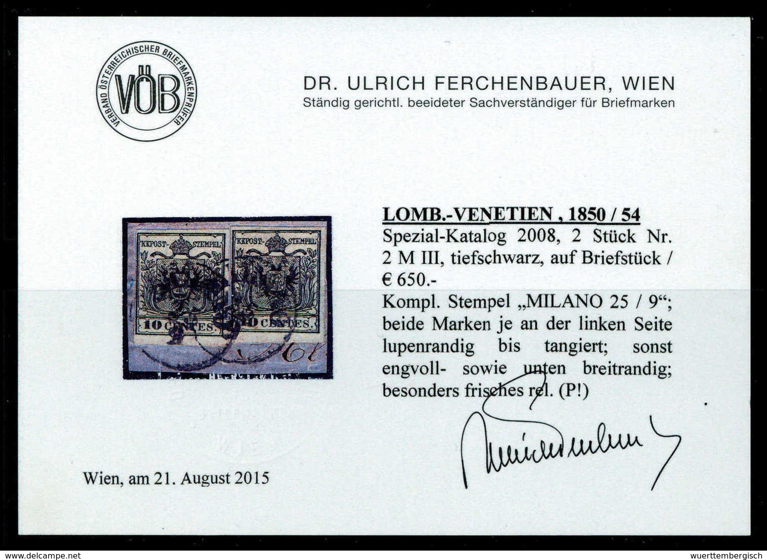 Briefst. Österreich Lombardei Venetien - Sonstige & Ohne Zuordnung