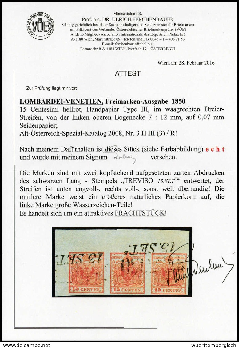 Gest. Österreich Lombardei Venetien - Other & Unclassified