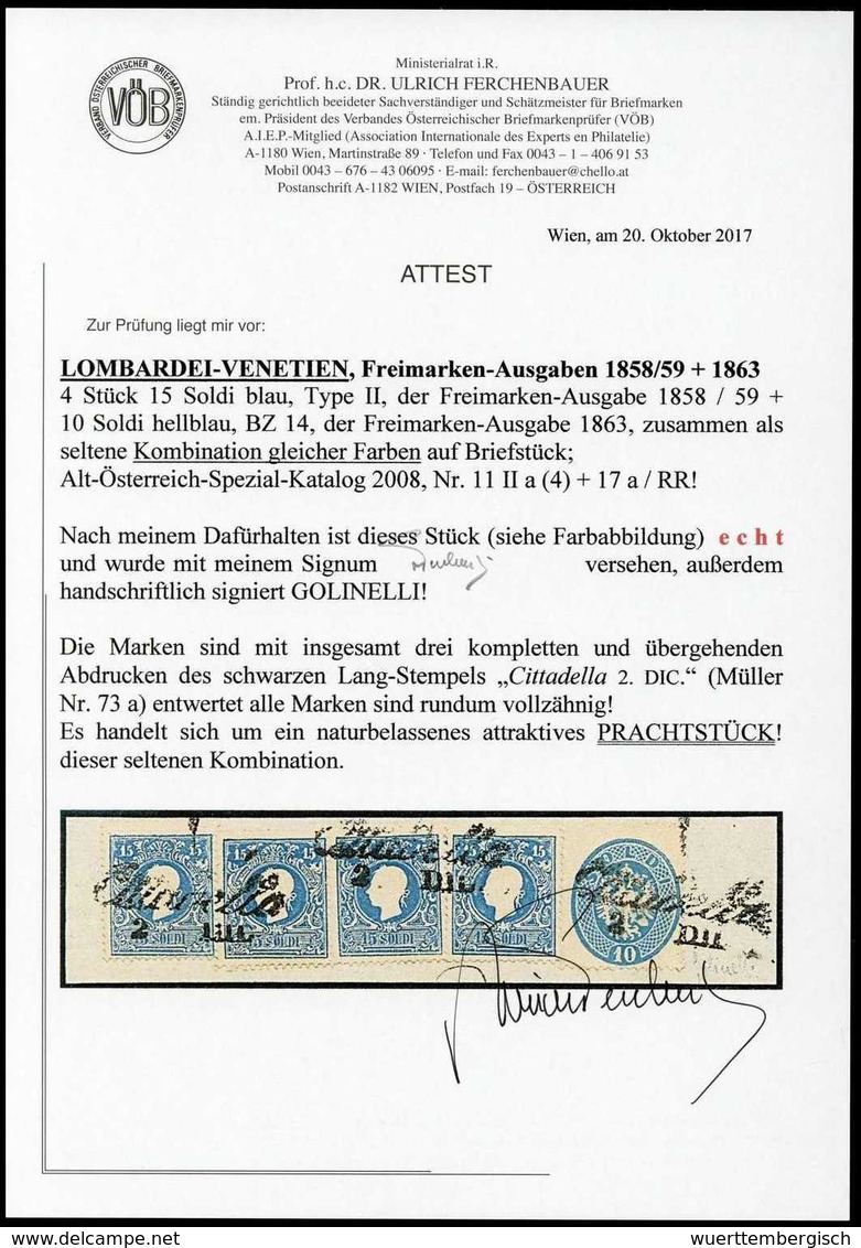 Briefst. Österreich Lombardei Venetien - Other & Unclassified