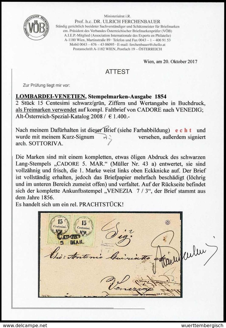 Beleg Österreich Lombardei Venetien - Other & Unclassified