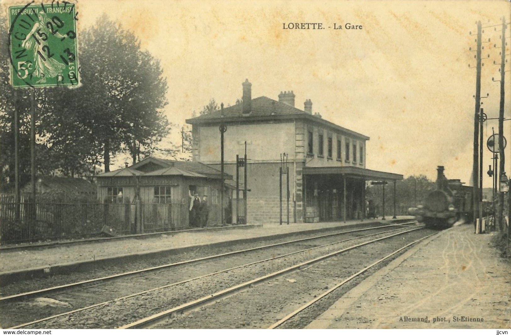 42 - Lorette - La Gare - Andere & Zonder Classificatie