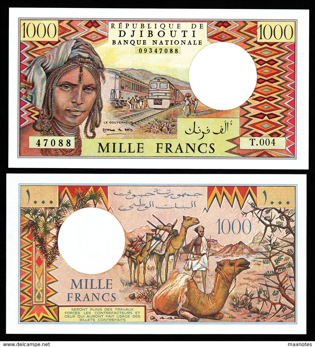 DJIBOUTI : 1000 Franchi - 2005 - P37e - UNC - Altri – Africa