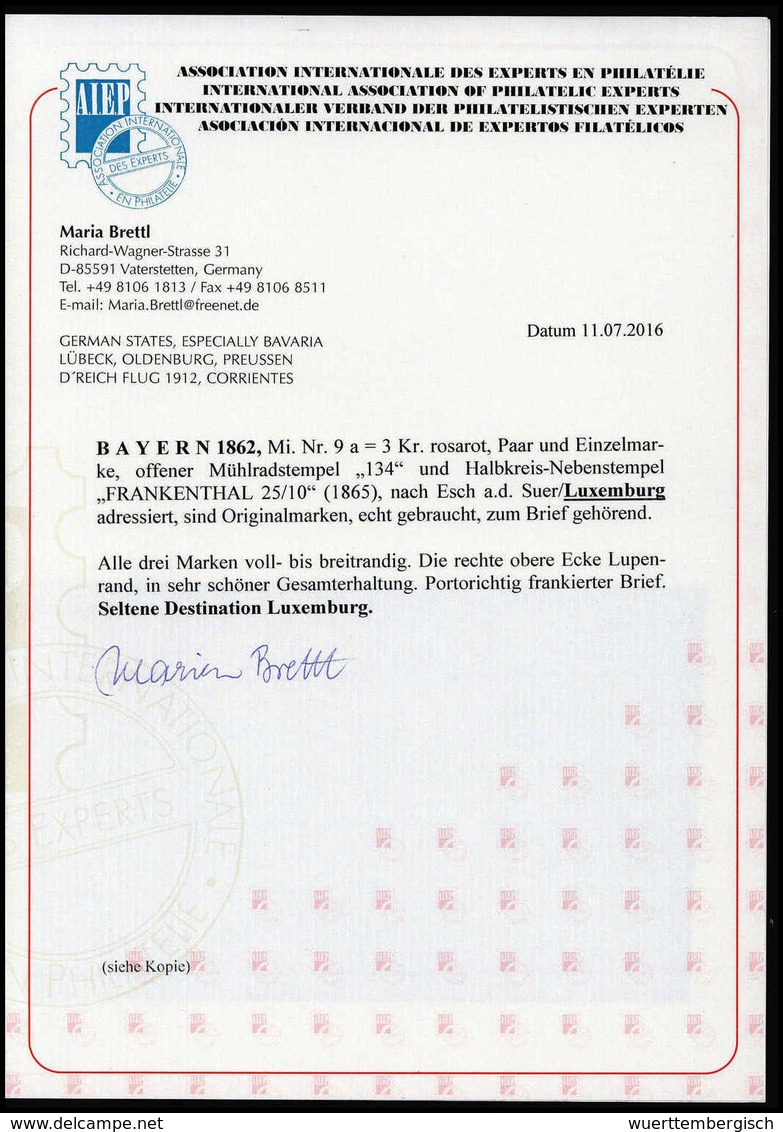 Beleg Altdeutschland Bayern - Other & Unclassified