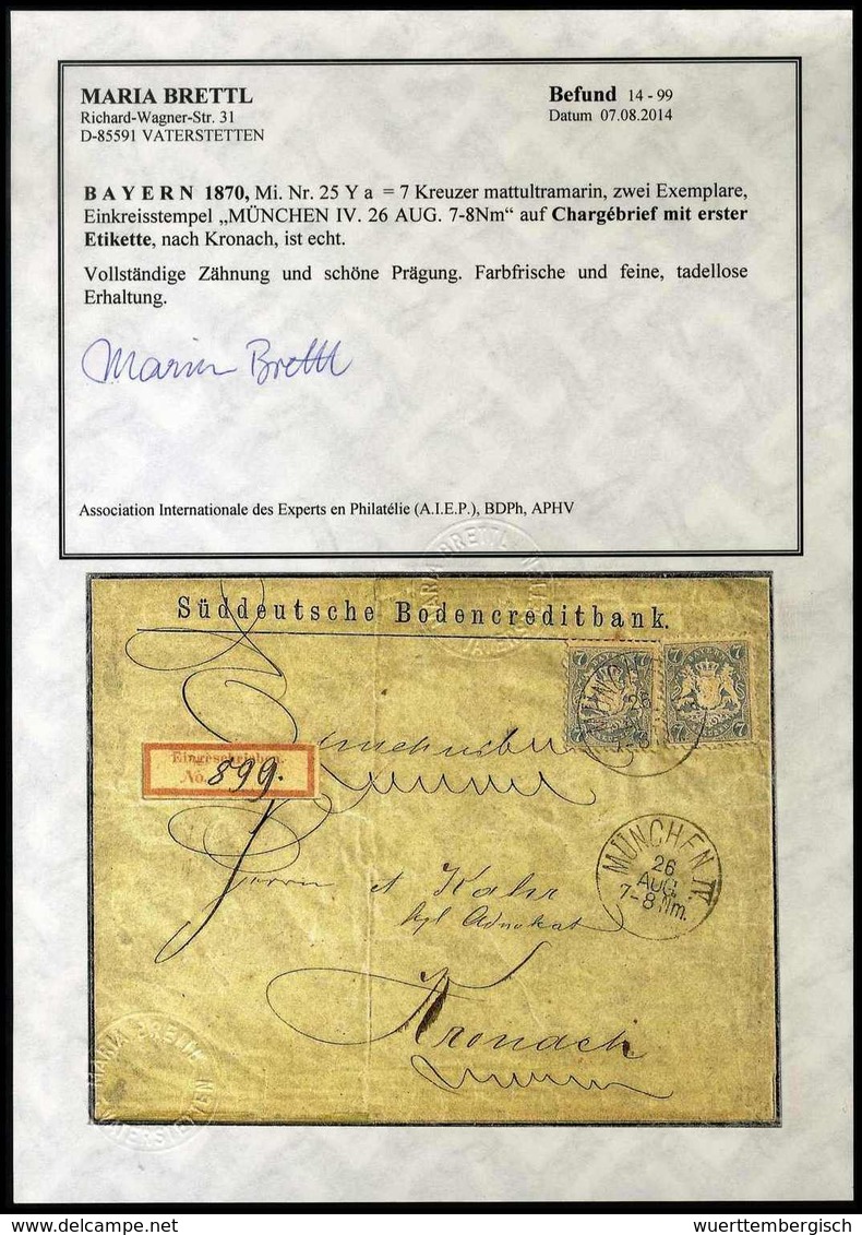 Beleg Altdeutschland Bayern - Other & Unclassified