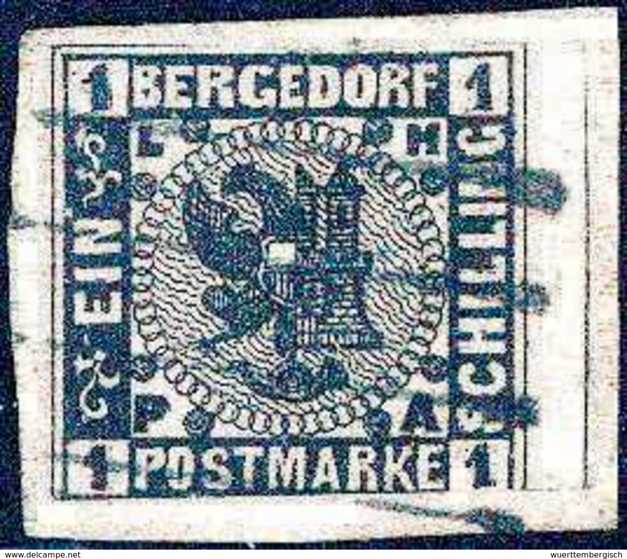 Briefst. Altdeutschland Bergedorf - Other & Unclassified